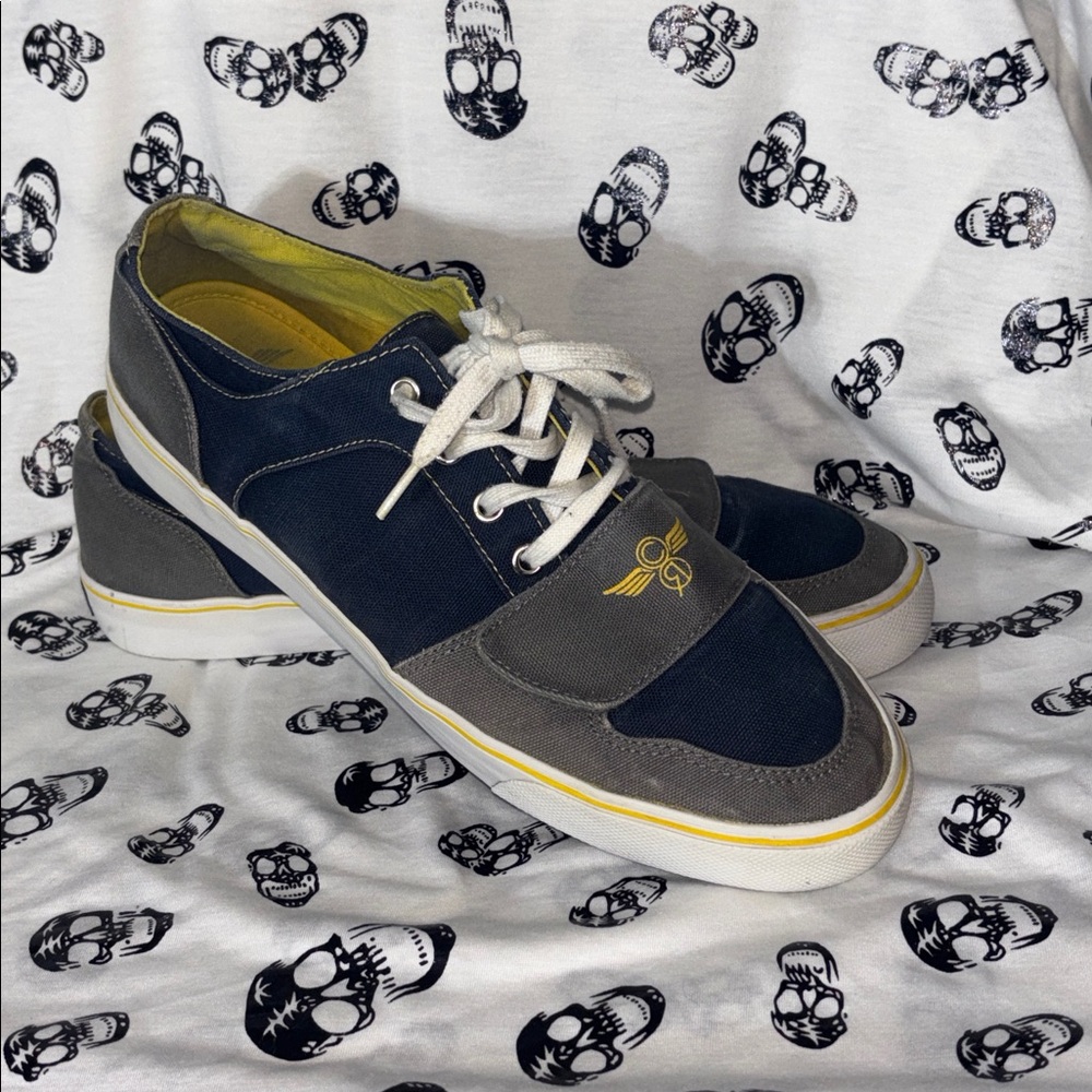 Creative Recreation Men’s Cesario Lo Mixed Denim Blue/Grey/Yellow Size 12